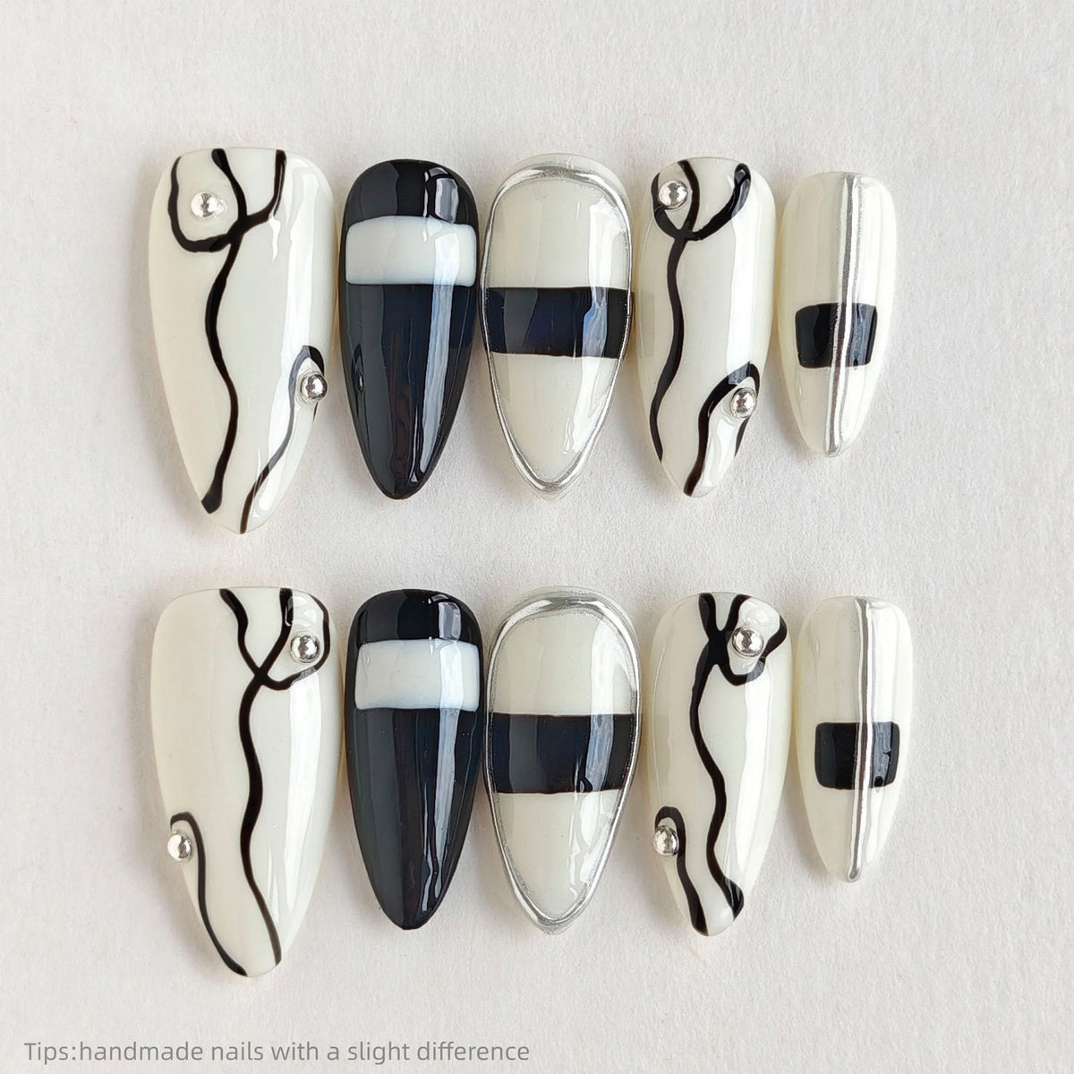 Monochrome Abstract Line & Chrome