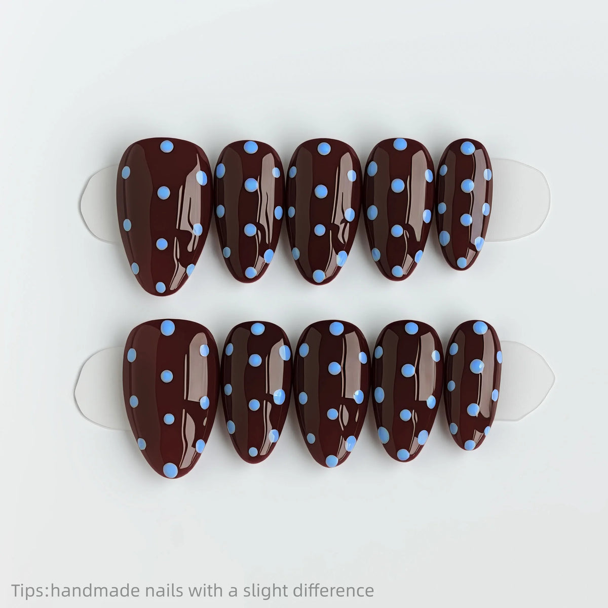 Mocha & Sky Polka