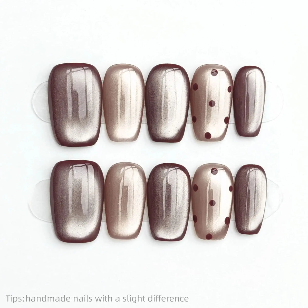Mocha Cat-Eye & Dots