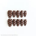 Choco-Blue Polka