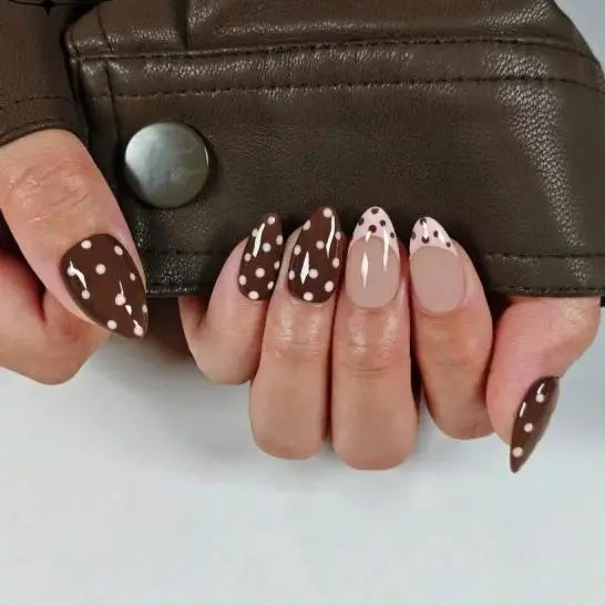 Choco & Pink Polka