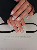 Pure White Cross & Rhinestones